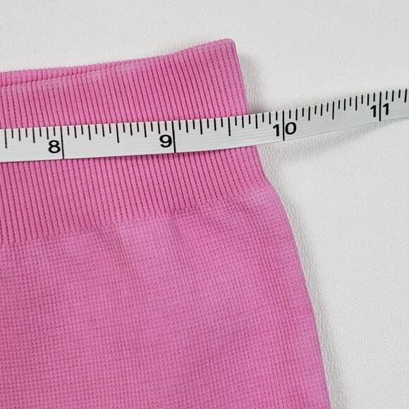 Spiritual Gangster Seamless High Waist Leggings Women XS/S Bubblegum Pink Ribbed - Picture 7 of 16